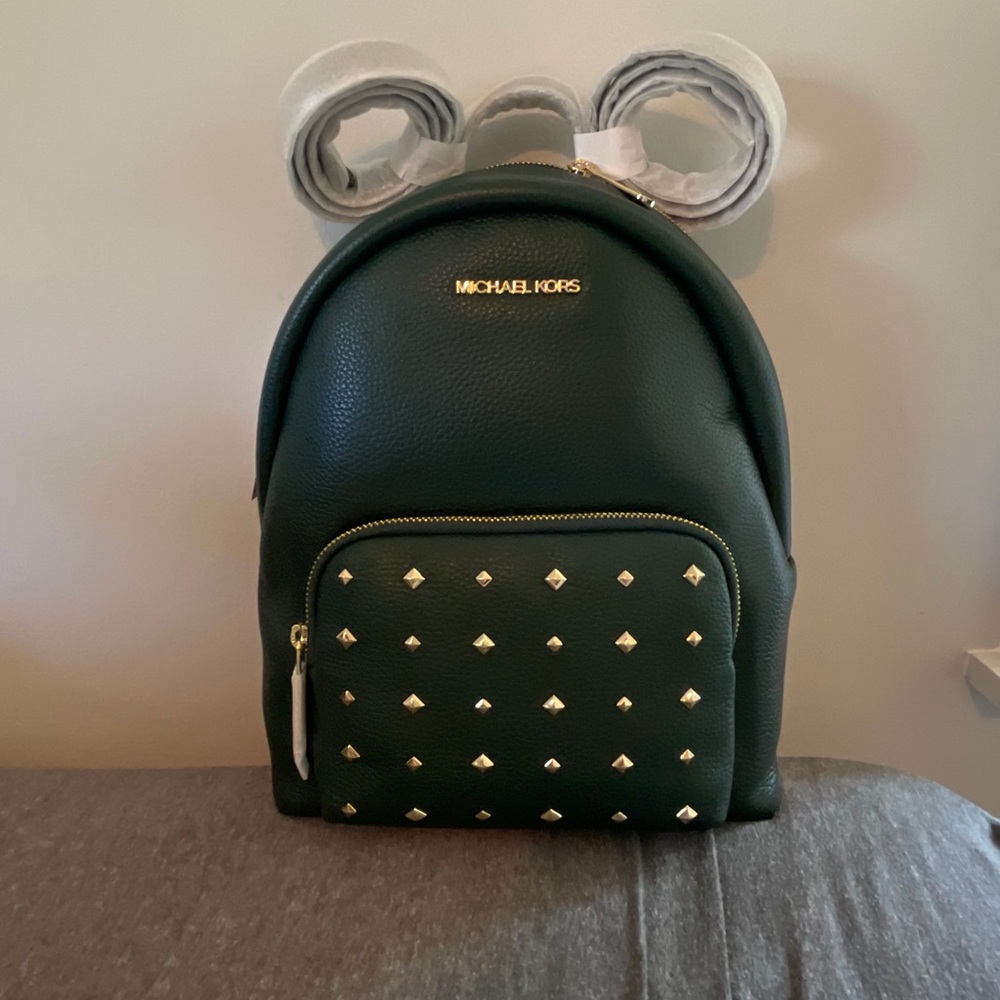Racing green “Erin” Michael Kors backpack